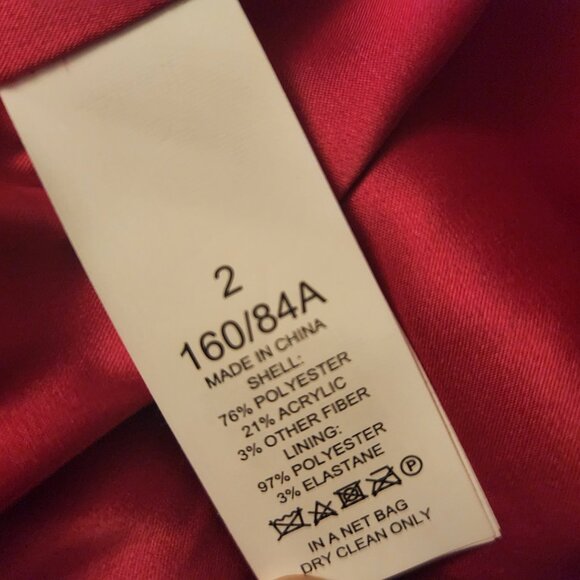 Kate Spade Textured Tweed Open Jacket Size 2 Pink White - Picture 8 of 9